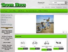Tablet Screenshot of grelectricbikes.com
